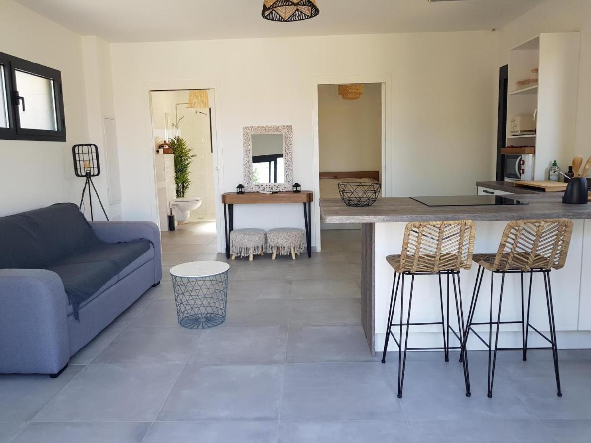 Maisons T2 Avec Jardins Privatifs - 10Mn De La Plage Et 5Mn Du Village - Casa Di I Trinelli Vescovato Luaran gambar